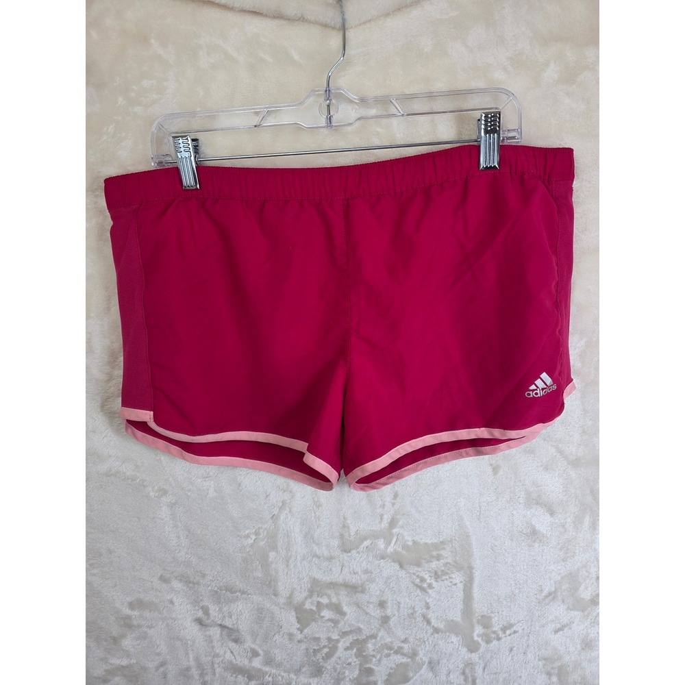 Adidas Climalite Pink Running Shorts Womens Small D85794 Athletic Gym Workout